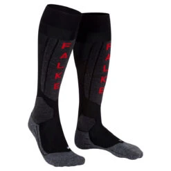 Falke Women's SK5 Expert UL Ski Sock 8 Falke Women's SK5 Expert UL Ski Sock -Finest Ski Equipment 2023 Falke W SK5 Sock BLK 3