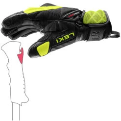 Leki JR WCR Venom 3D Gloves 14 Leki JR WCR Venom 3D Gloves -Finest Ski Equipment 2025 Leki JR WCR Venom Gloves YEL 5