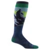 Darn Tough Men's Solstice Light Ski Socks 2 Darn Tough Men's Solstice Light Ski Socks -Finest Ski Equipment 22 Darn Tough Mens Solstice Light Ski Sock Midnight
