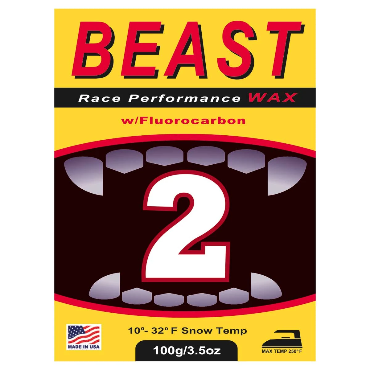 BEAST 2 Fluoro Race Performance Wax 4 BEAST 2 Fluoro Race Performance Wax - Image 2