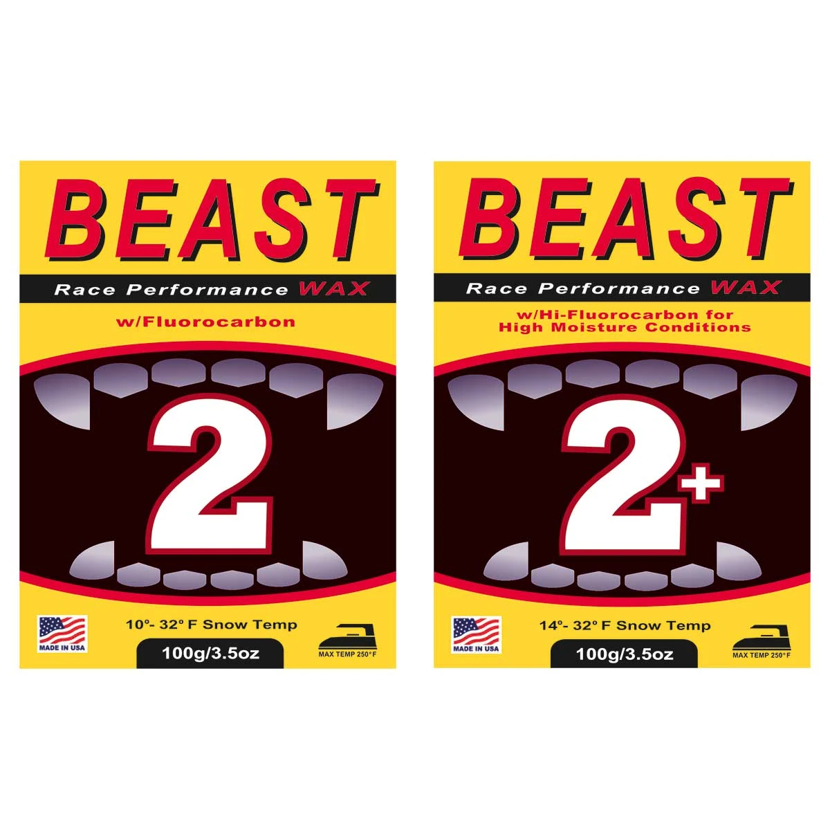 BEAST 2 Fluoro Race Performance Wax 3 BEAST 2 Fluoro Race Performance Wax