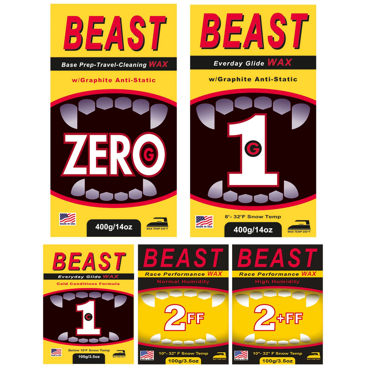 BEAST FF (Fluoro-Free) Hi-Performance Wax Package 4 BEAST FF (Fluoro-Free) Hi-Performance Wax Package - Image 2