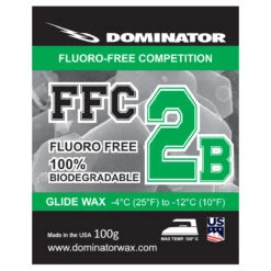 Dominator FFC 2 Antistatic Race Wax 7 Dominator FFC 2 Antistatic Race Wax -Finest Ski Equipment Dominator FFC 2B Wax 100g