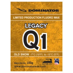 Dominator Legacy Fluoro Race Wax 10 Dominator Legacy Fluoro Race Wax -Finest Ski Equipment Dominator Legacy Q1 Wax 100g