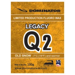 Dominator Legacy Fluoro Race Wax 11 Dominator Legacy Fluoro Race Wax -Finest Ski Equipment Dominator Legacy Q2 Wax 100g