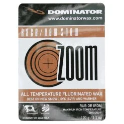Dominator Race ZOOM Wax 9 Dominator Race ZOOM Wax -Finest Ski Equipment Dominator Race Zoom New 100g Label