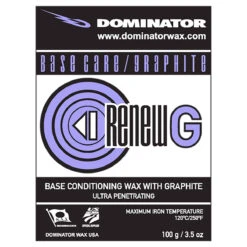 Dominator ReNew Base Prep Wax -Finest Ski Equipment Dominator ReNew G 100g 25006da5 5331 4edd b47b 5b719eee5a6c