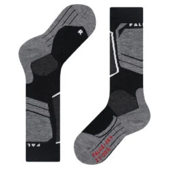 Falke JR SK4 Light Cushion Ski Sock 13 Falke JR SK4 Light Cushion Ski Sock -Finest Ski Equipment Falke JR SK4 Sock BLK 5
