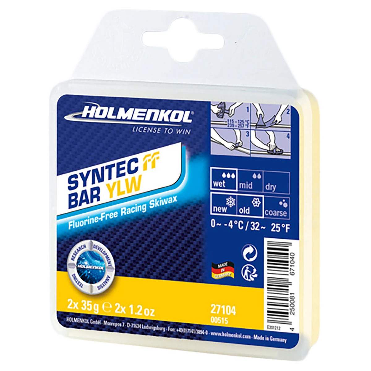 Holmenkol Syntec FF Race Wax 4 Holmenkol Syntec FF Race Wax - Image 2