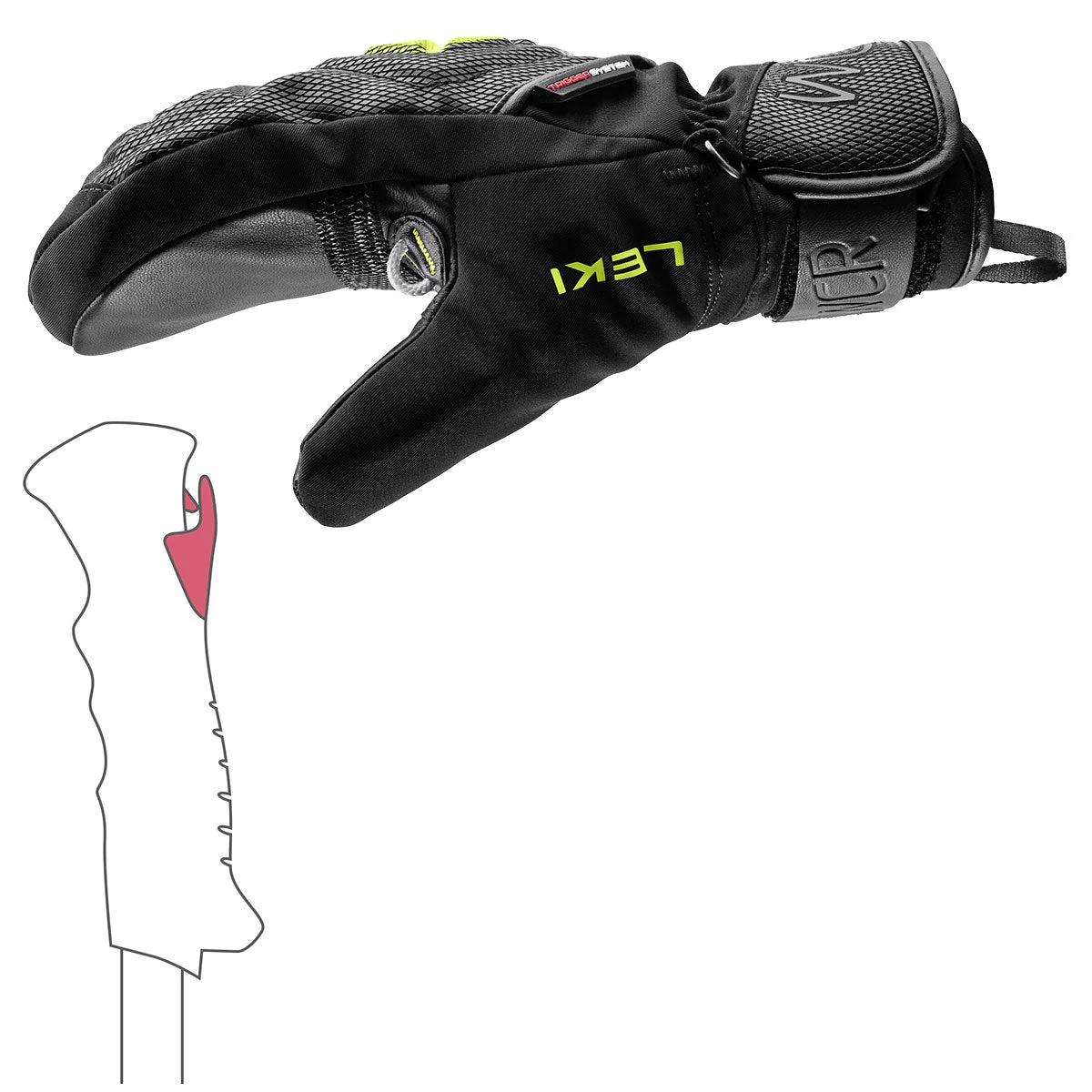 Leki JR WCR C-TECH 3D Mitts 8 Leki JR WCR C-TECH 3D Mitts - Image 6