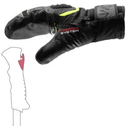 Leki JR WCR Team 3D Mitts -Finest Ski Equipment Leki JR WCR Team Mitt 5