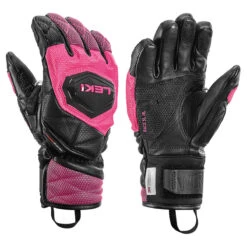 Leki JR WCR Venom 3D Gloves 15 Leki JR WCR Venom 3D Gloves -Finest Ski Equipment Leki JR WCR Venom Glove PNK 1