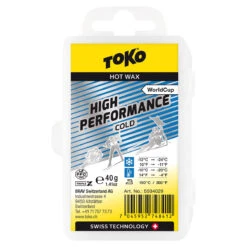 Toko WC High Performance FF Wax 14 Toko WC High Performance FF Wax -Finest Ski Equipment TOKO WC Hi Performance Cold 40g